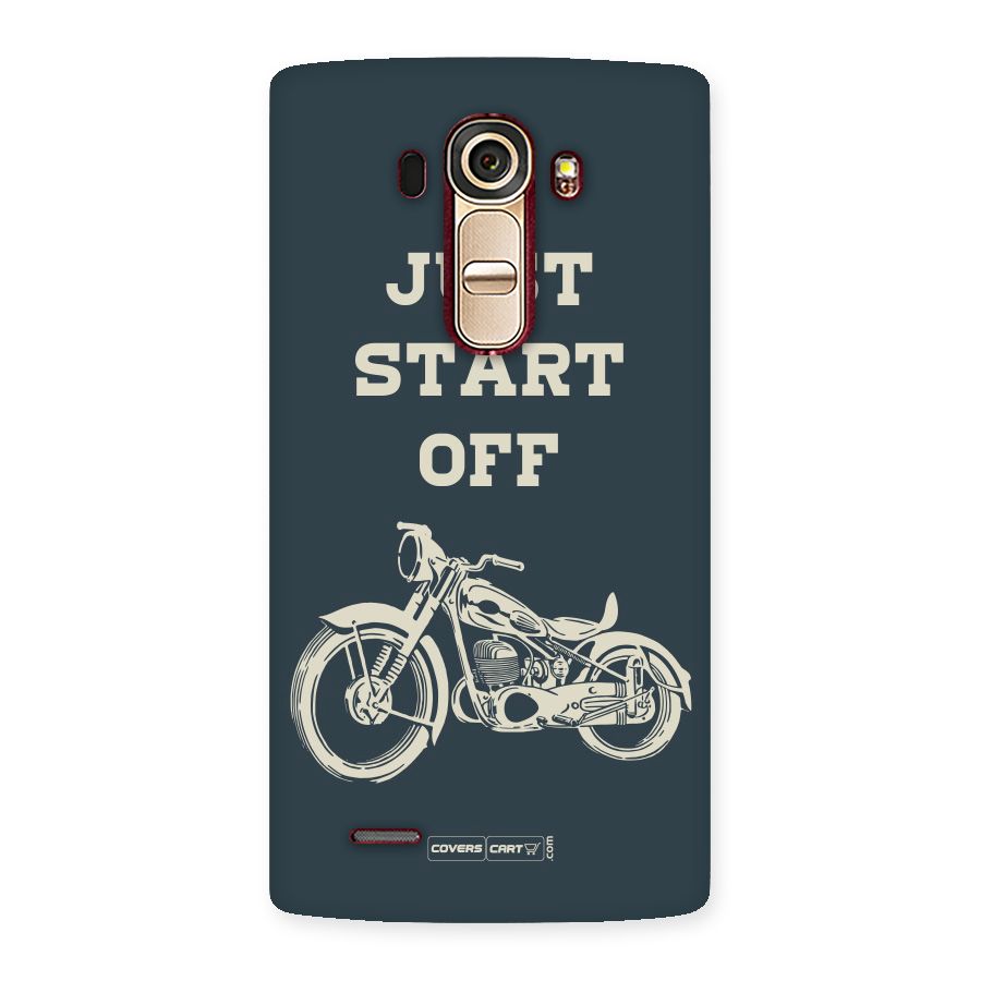 Just Start Off Back Case for LG G4