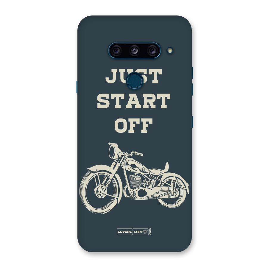 Just Start Off Back Case for LG  V40 ThinQ