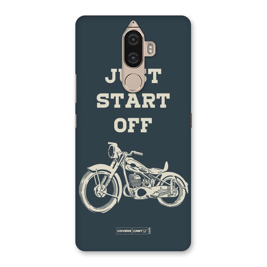 Just Start Off Back Case for Lenovo K8 Note