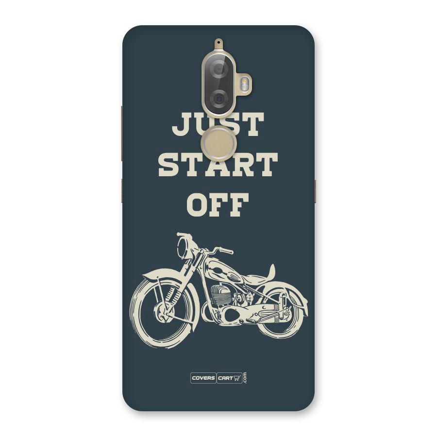 Just Start Off Back Case for Lenovo K8 Plus