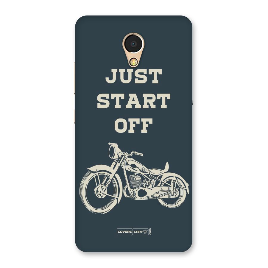 Just Start Off Back Case for Lenovo P2