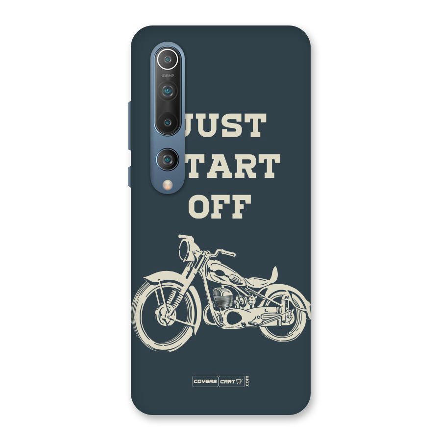 Just Start Off Back Case for Mi 10