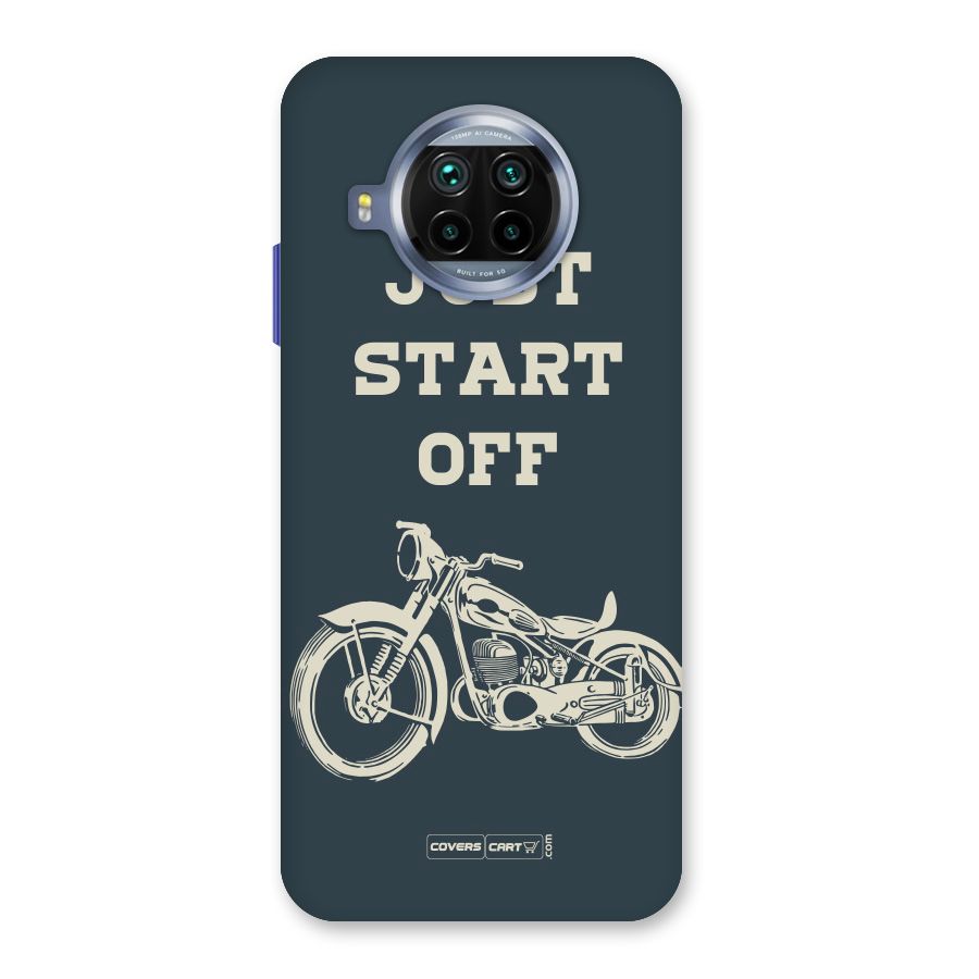 Just Start Off Back Case for Mi 10i
