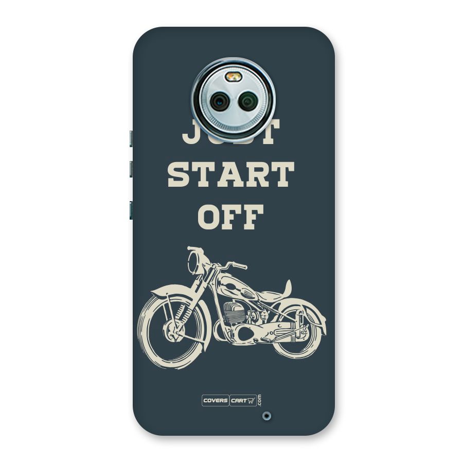 Just Start Off Back Case for Moto X4