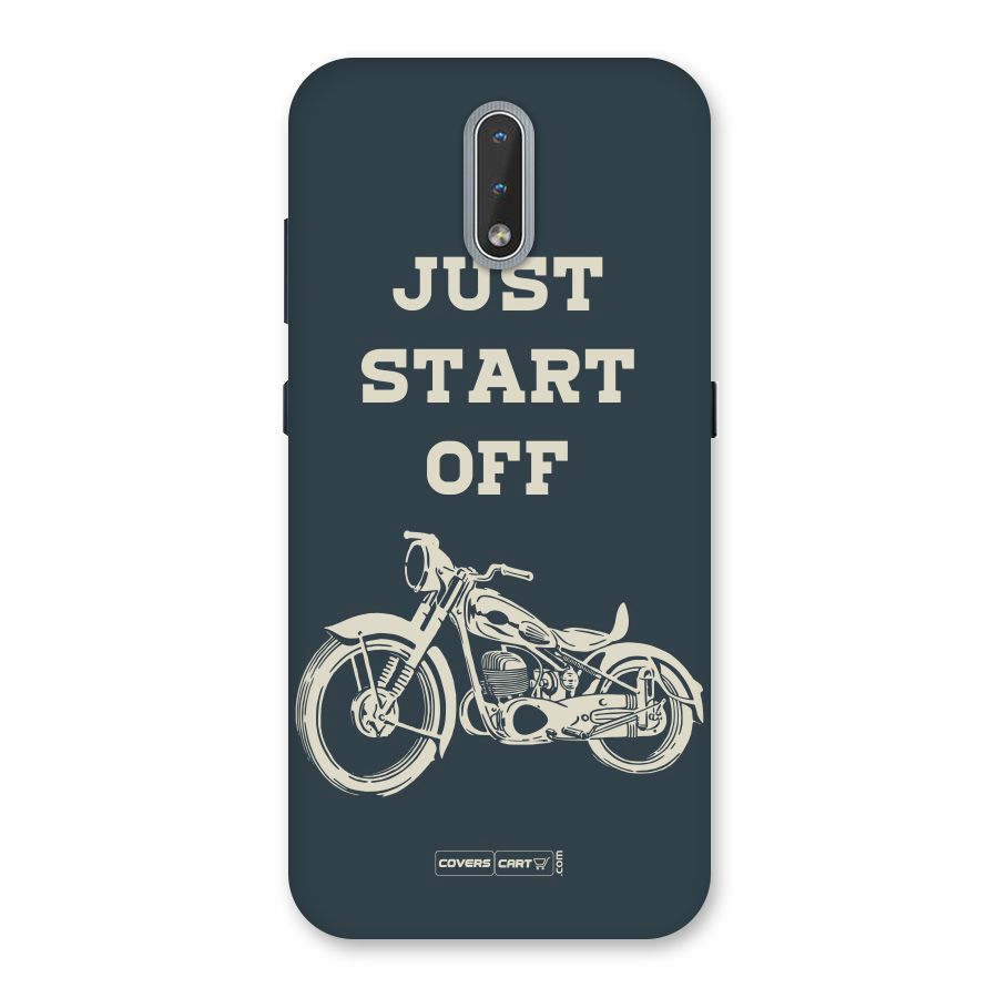 Just Start Off Back Case for Nokia 2.3