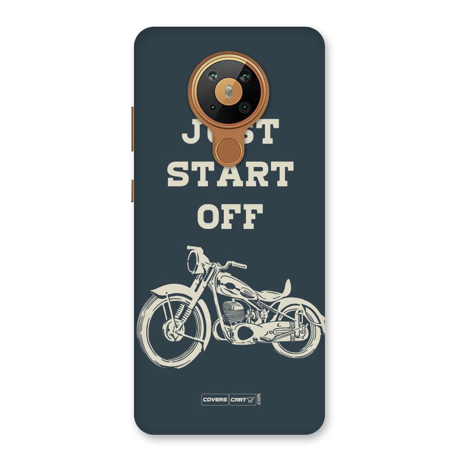 Just Start Off Back Case for Nokia 5.3