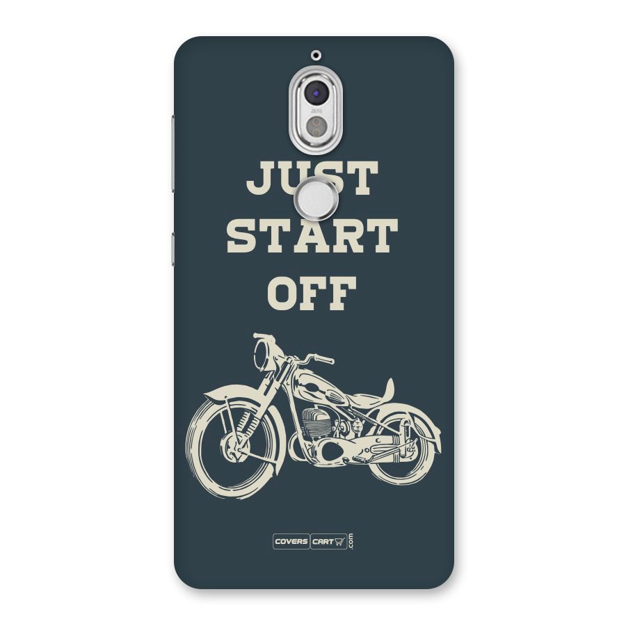 Just Start Off Back Case for Nokia 7