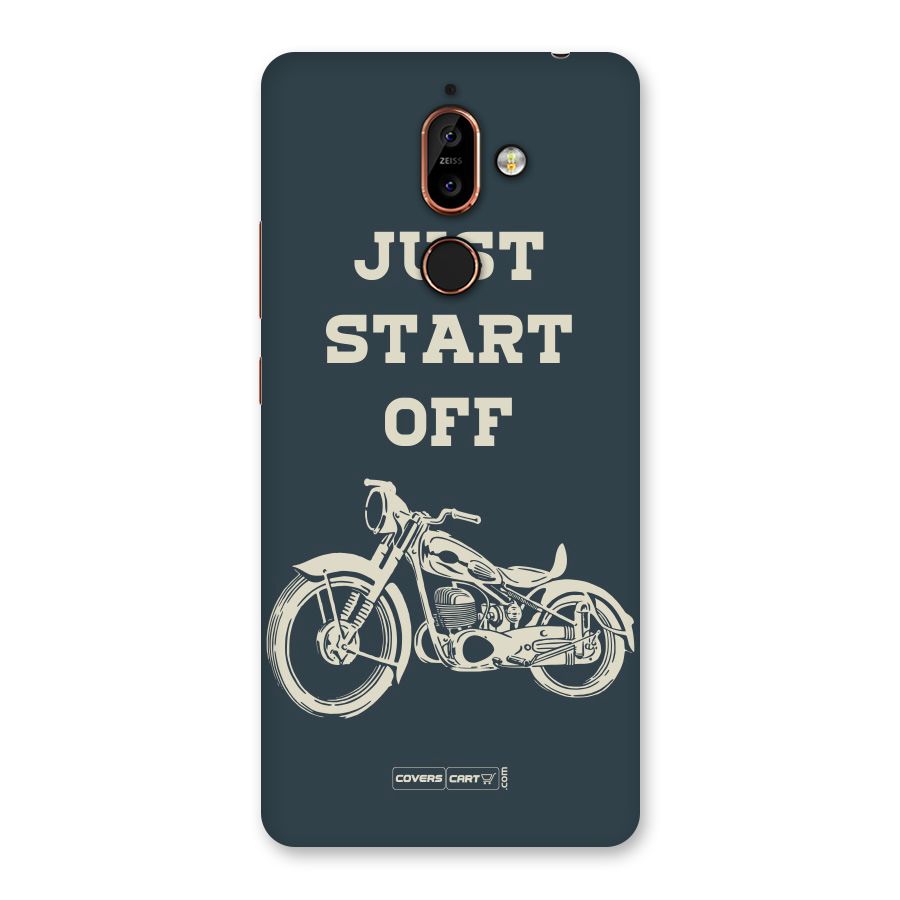 Just Start Off Back Case for Nokia 7 Plus