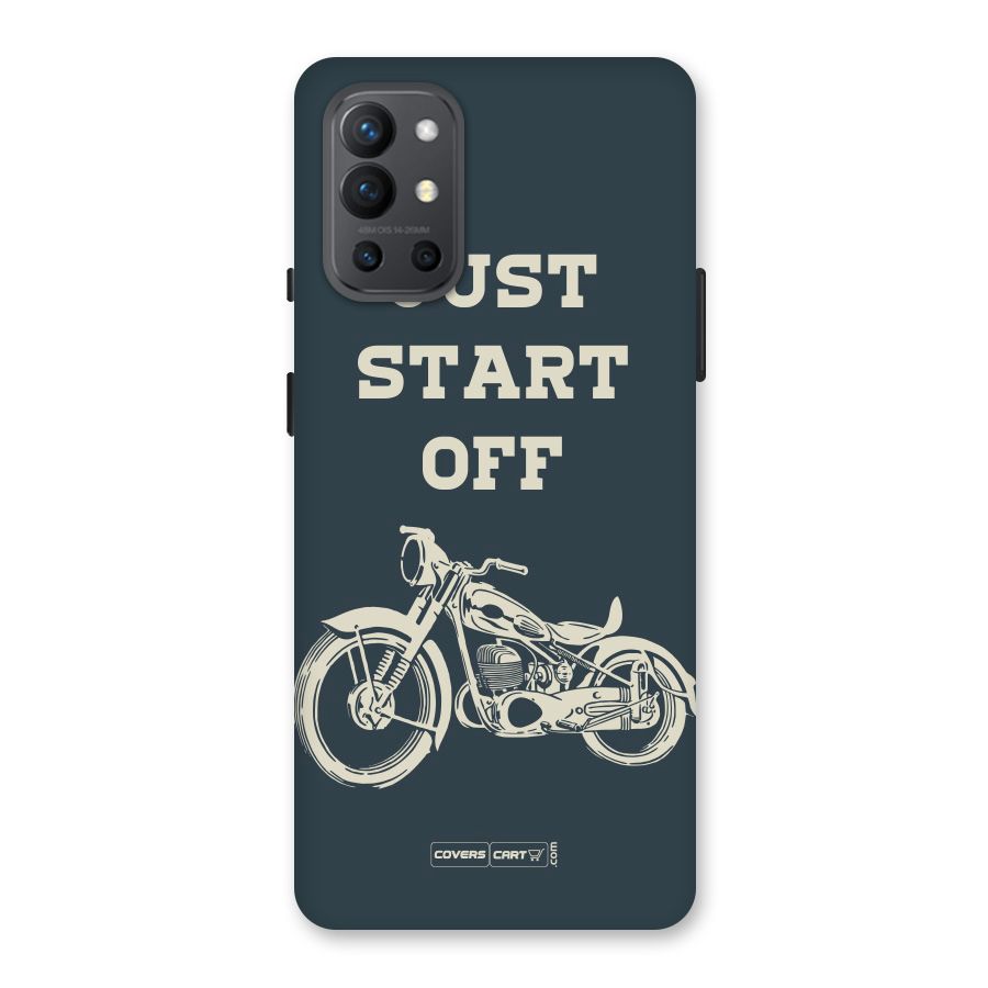 Just Start Off Back Case for OnePlus 9R