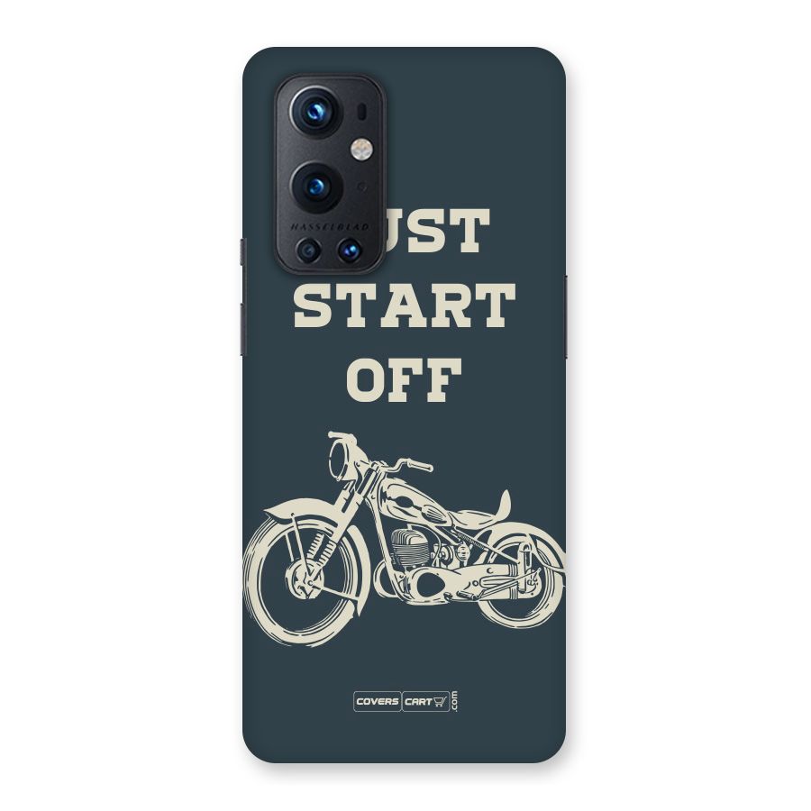 Just Start Off Back Case for OnePlus 9 Pro