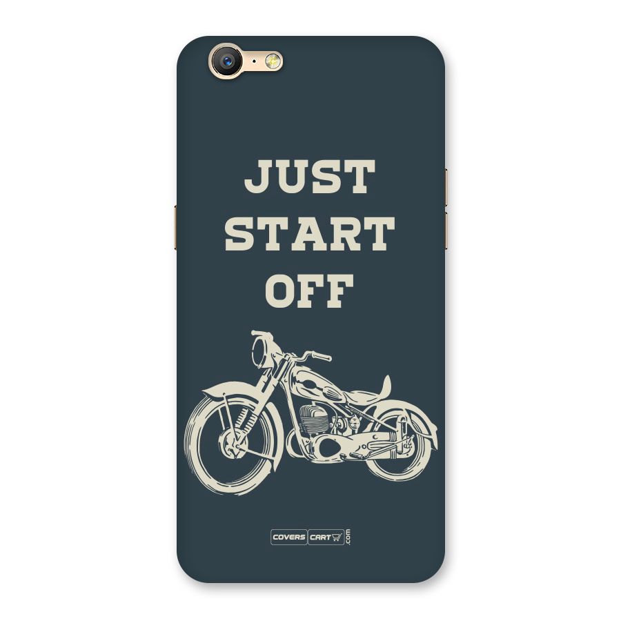 Just Start Off Back Case for Oppo A39