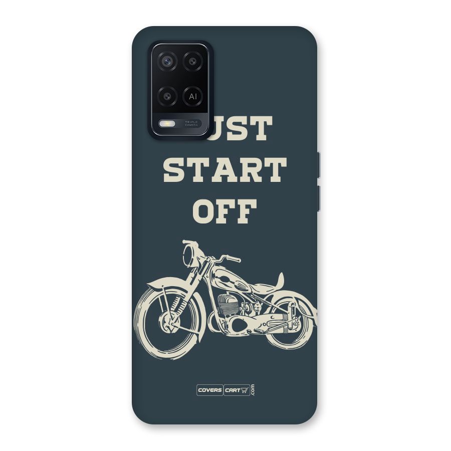 Just Start Off Back Case for Oppo A54