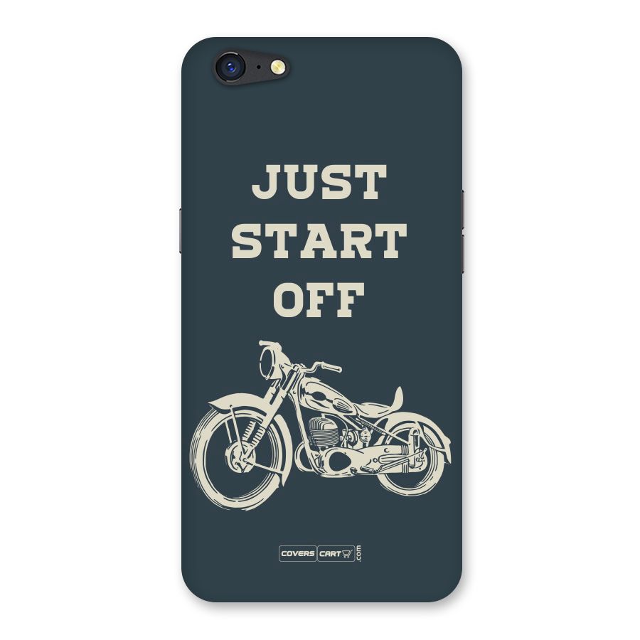 Just Start Off Back Case for Oppo A71