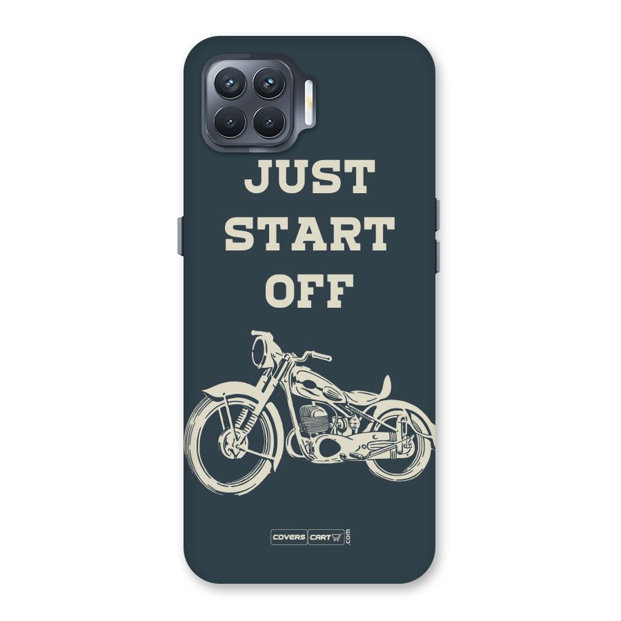 Just Start Off Back Case for Oppo F17 Pro