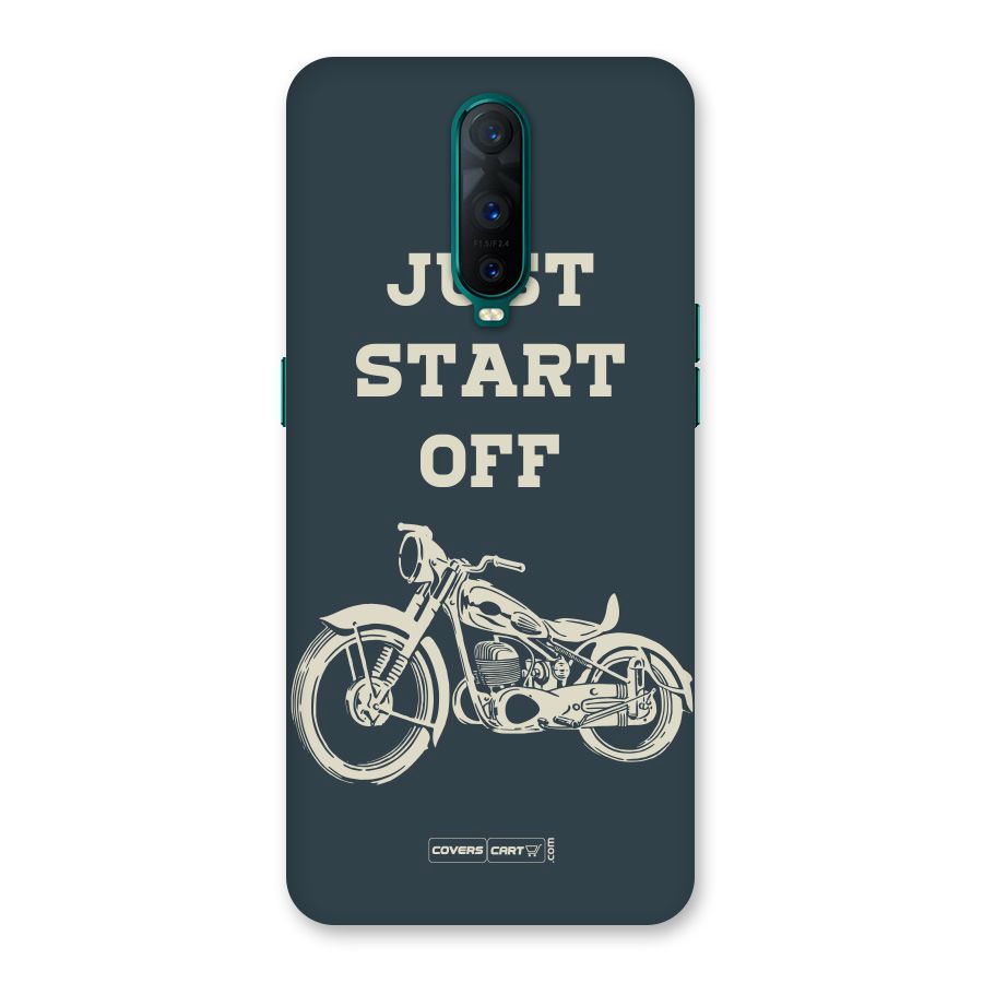 Just Start Off Back Case for Oppo R17 Pro