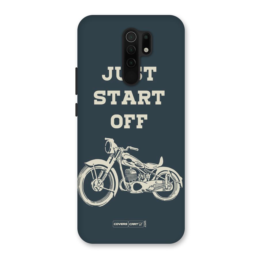 Just Start Off Back Case for Poco M2