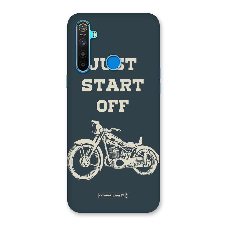 Just Start Off Back Case for Realme 5s
