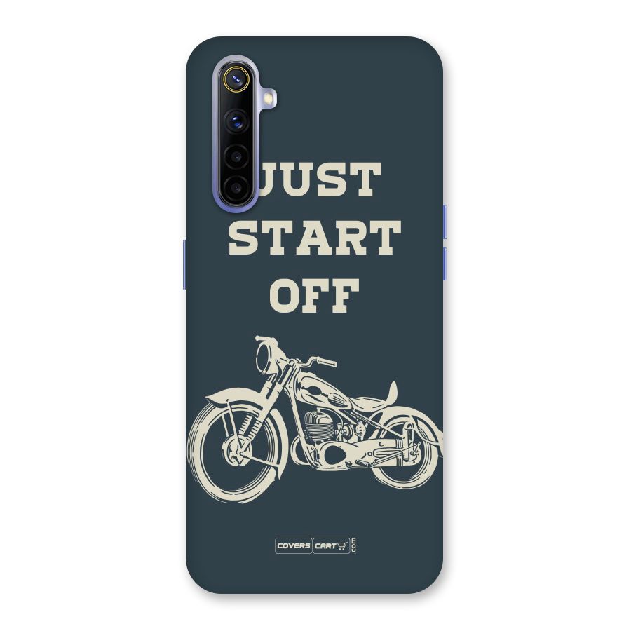 Just Start Off Back Case for Realme 6i