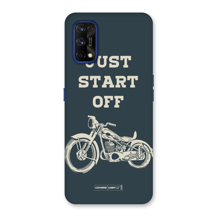 Just Start Off Back Case for Realme 7 Pro