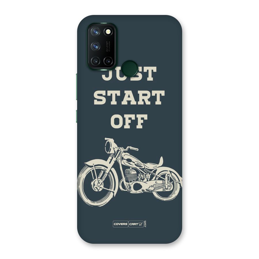 Just Start Off Back Case for Realme 7i
