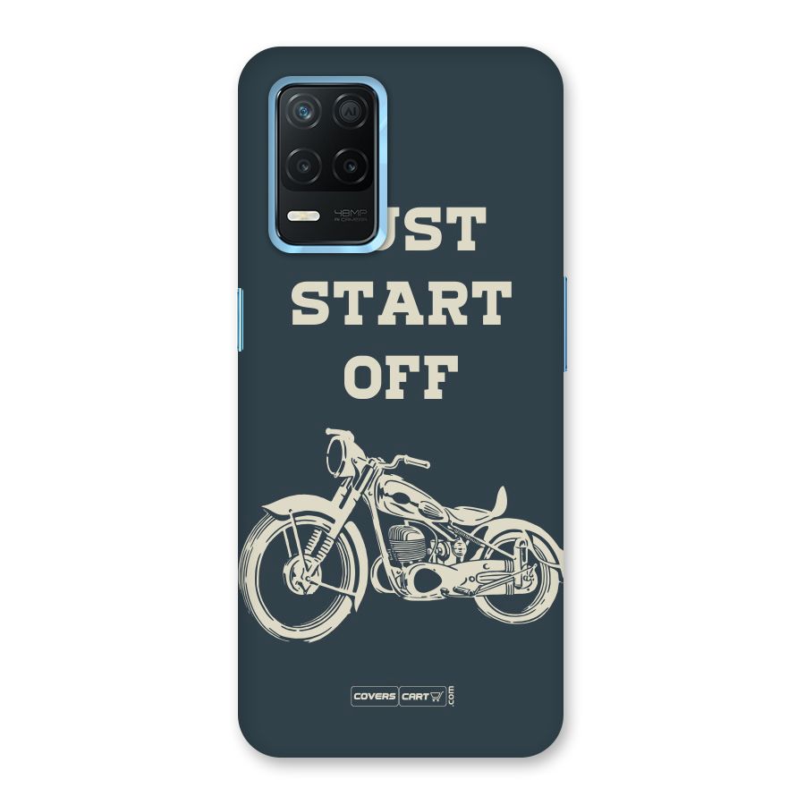 Just Start Off Back Case for Realme 8 5G