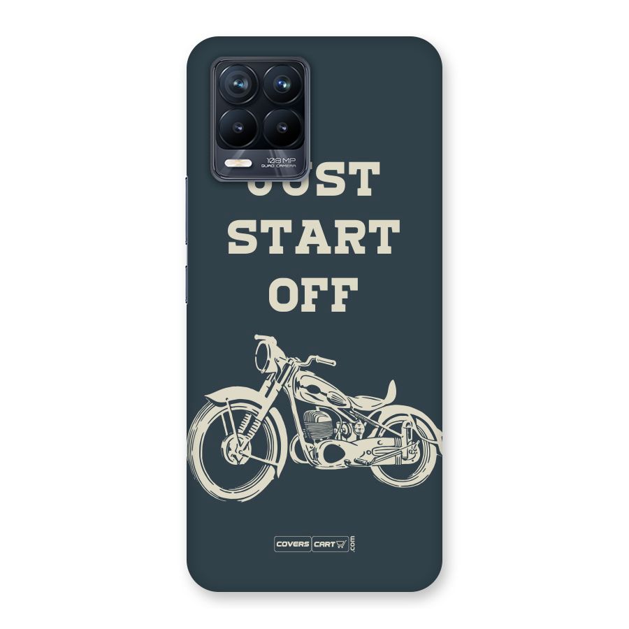 Just Start Off Back Case for Realme 8 Pro