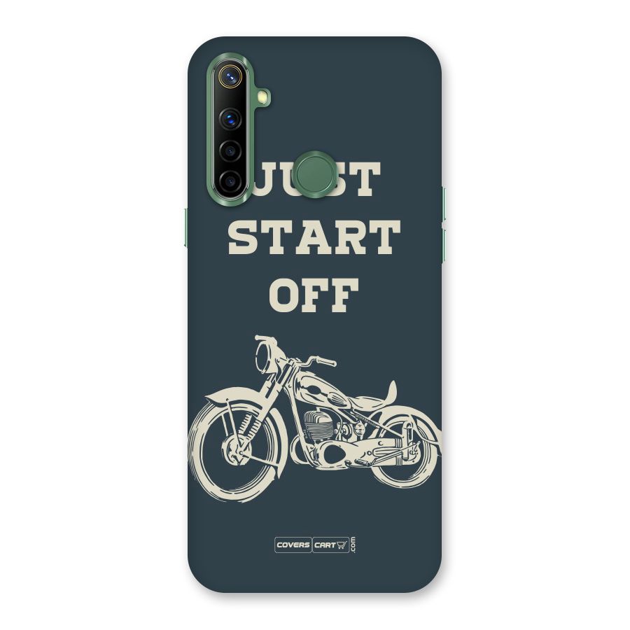 Just Start Off Back Case for Realme Narzo 10