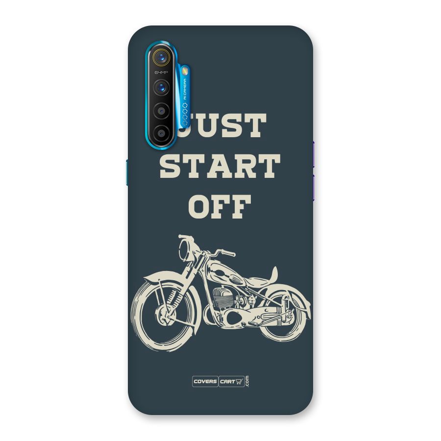 Just Start Off Back Case for Realme XT