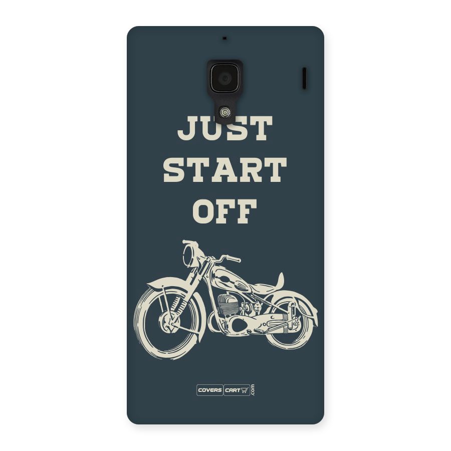 Just Start Off Back Case for Redmi 1S