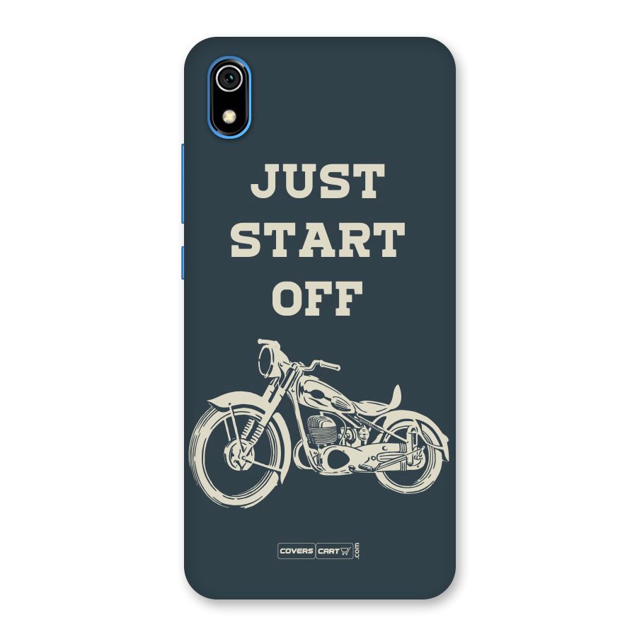 Just Start Off Back Case for Redmi 7A