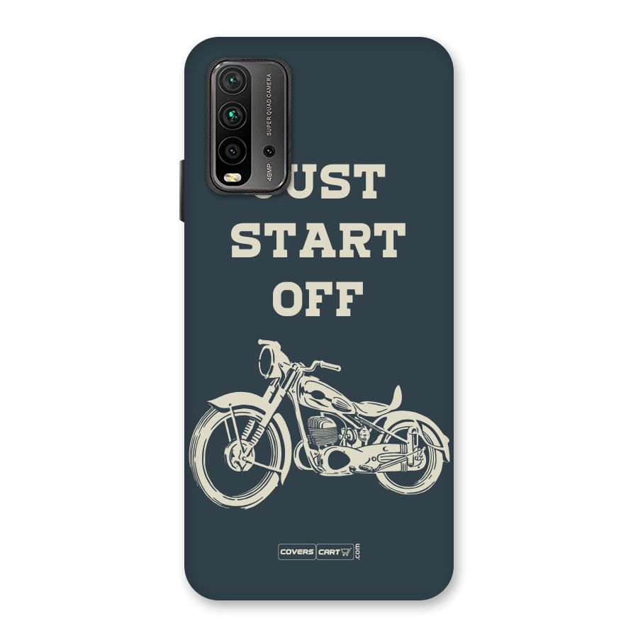 Just Start Off Back Case for Redmi 9 Power