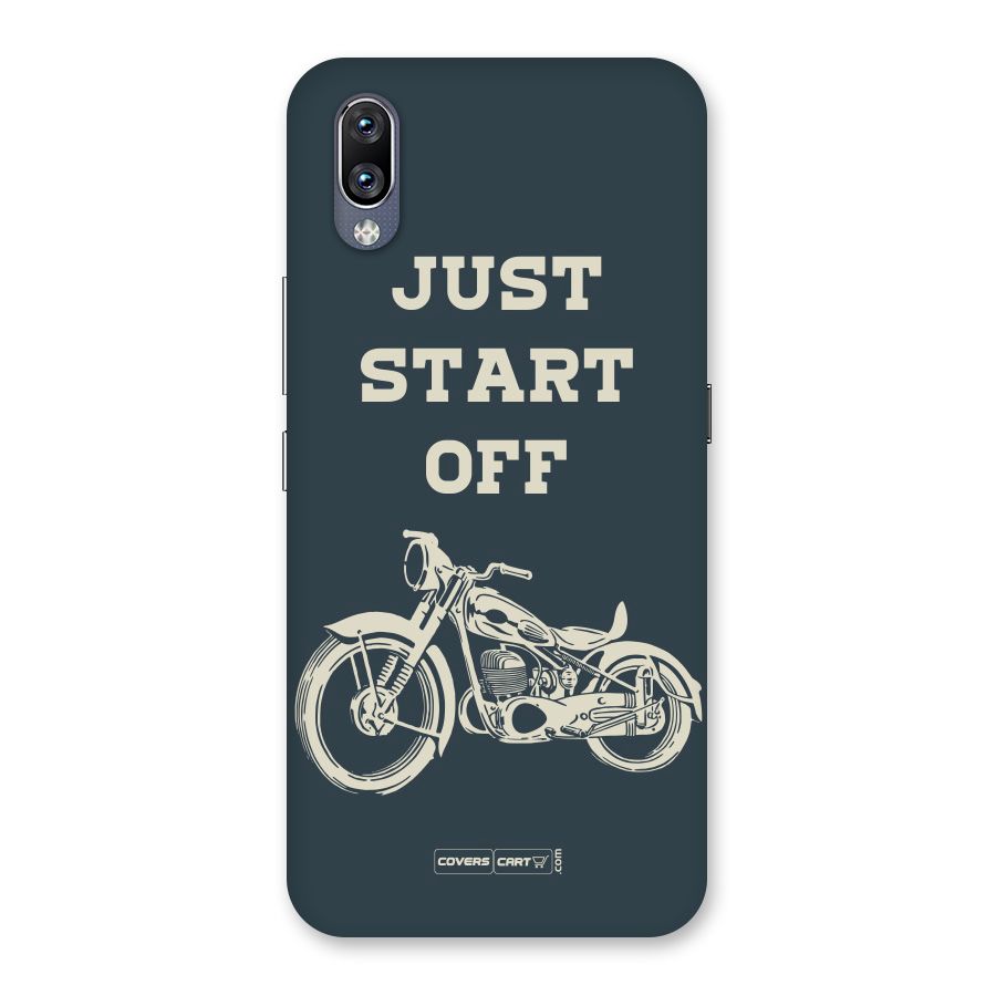 Just Start Off Back Case for Vivo NEX