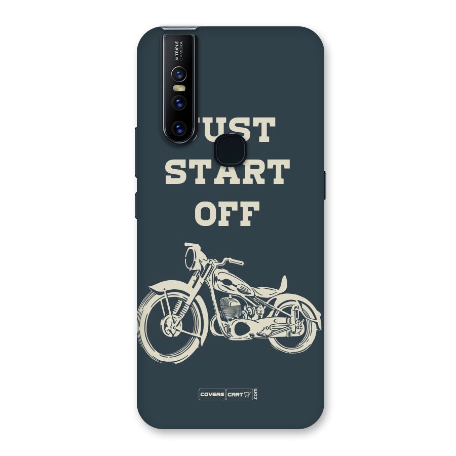 Just Start Off Back Case for Vivo V15