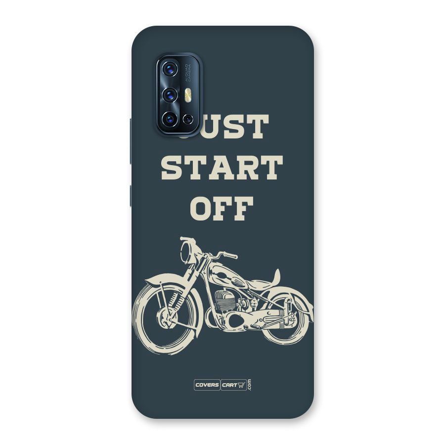Just Start Off Back Case for Vivo V17