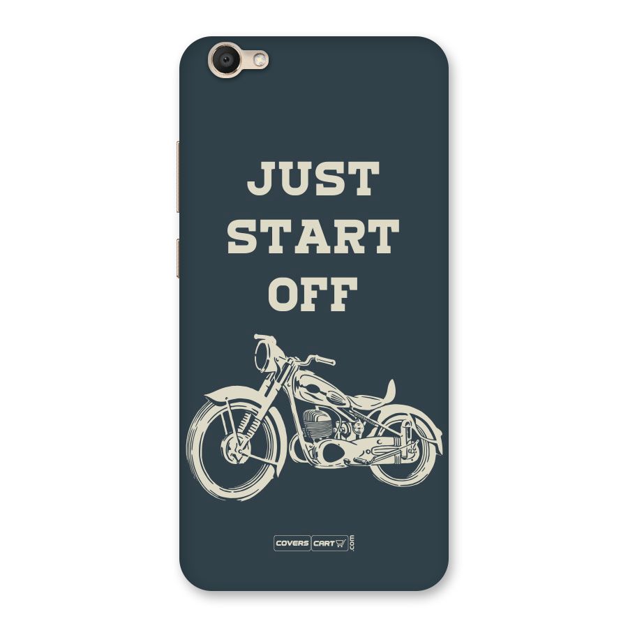Just Start Off Back Case for Vivo V5s