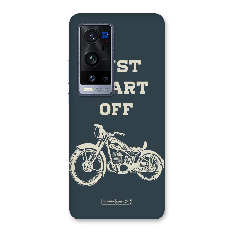 Just Start Off Back Case for Vivo X60 Pro Plus