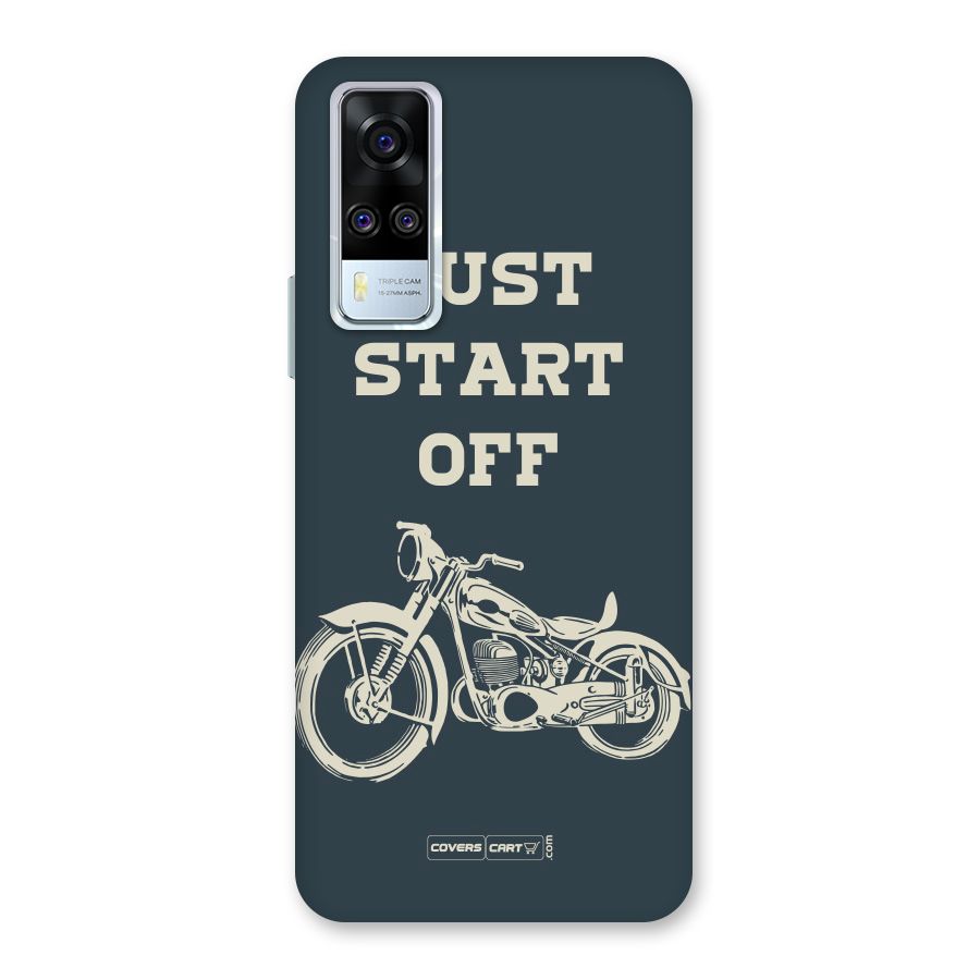 Just Start Off Back Case for Vivo Y31