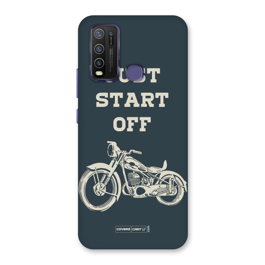 Just Start Off Back Case for Vivo Y50