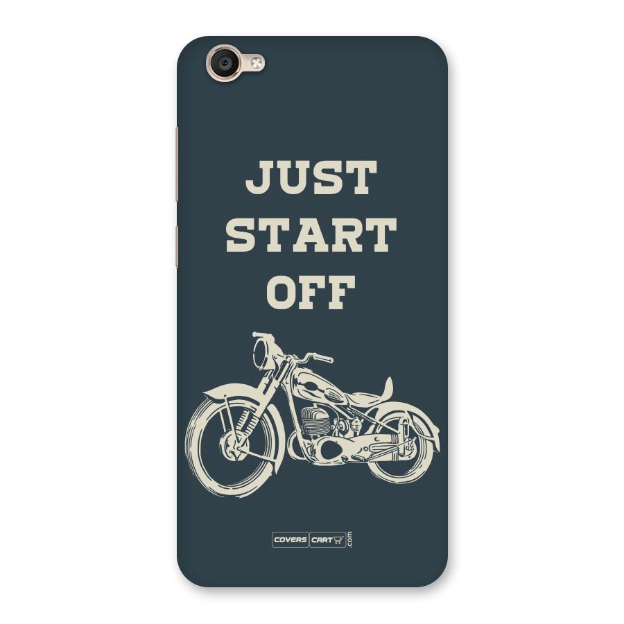 Just Start Off Back Case for Vivo Y55s