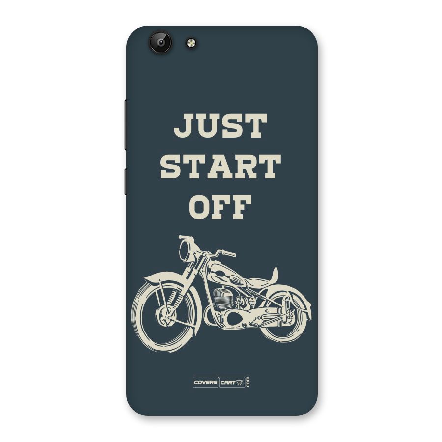 Just Start Off Back Case for Vivo Y69