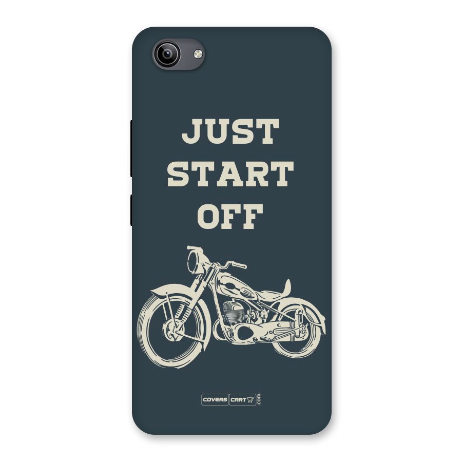 Just Start Off Back Case for Vivo Y81i