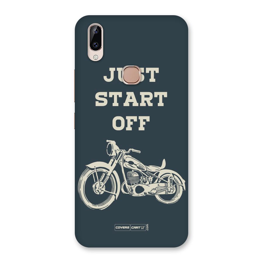 Just Start Off Back Case for Vivo Y83 Pro