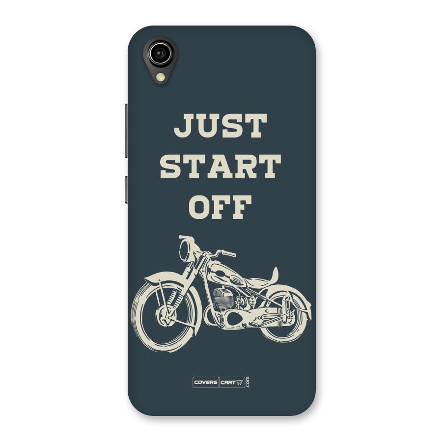 Just Start Off Back Case for Vivo Y90