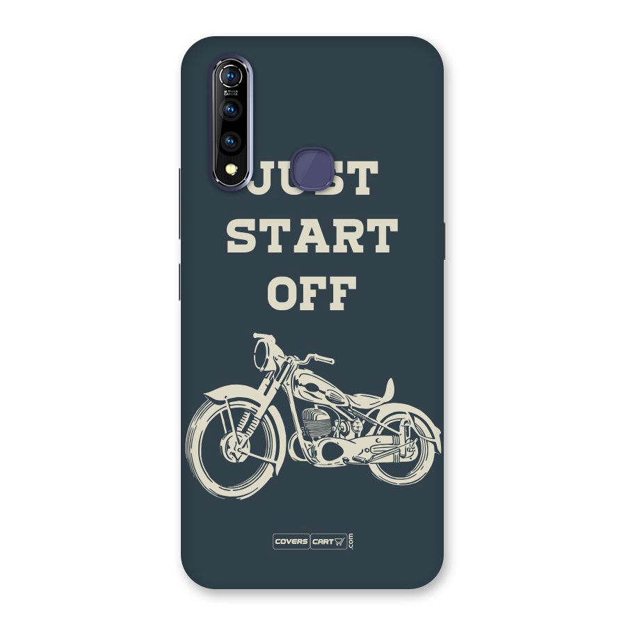 Just Start Off Back Case for Vivo Z1 Pro