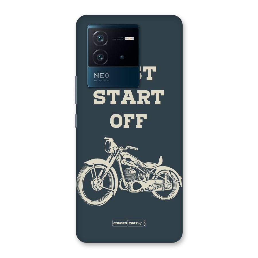 Just Start Off Back Case for Vivo iQOO Neo 6 5G