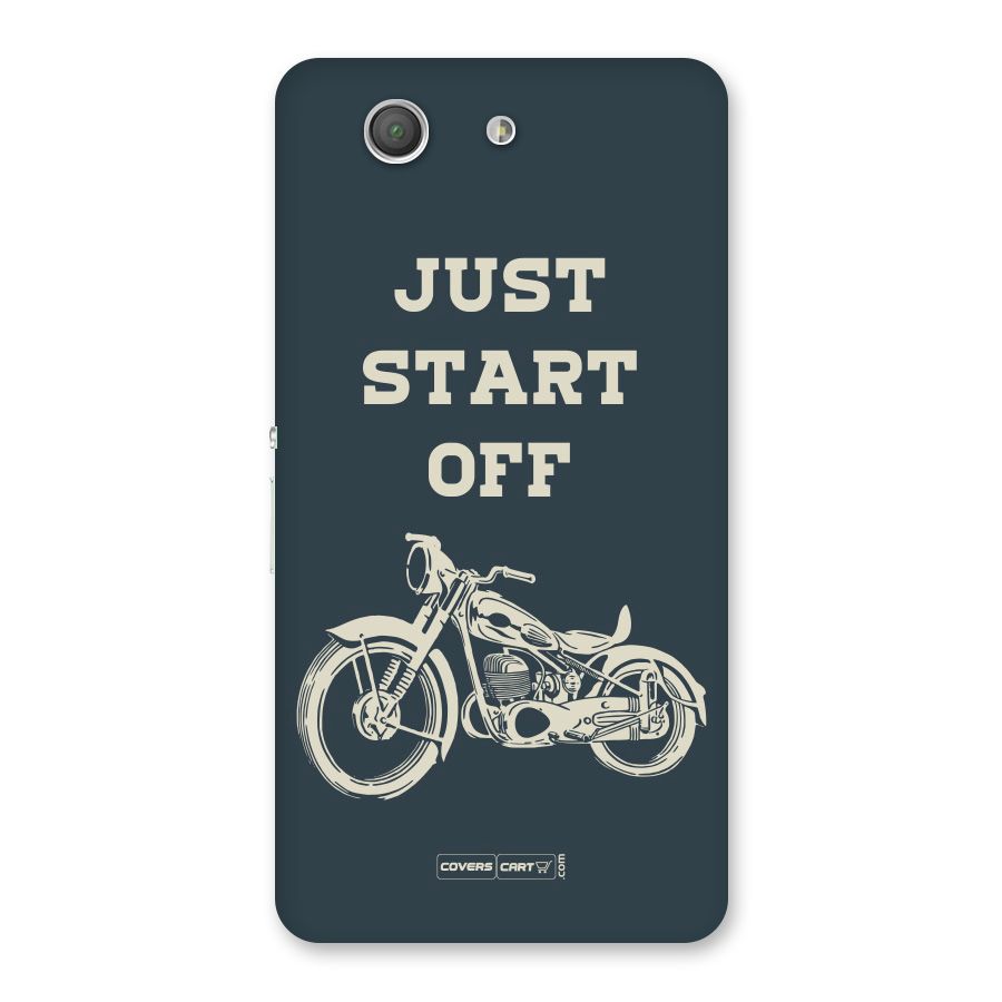 Just Start Off Back Case for Xperia Z3 Compact