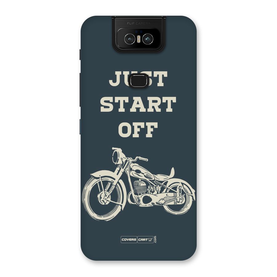 Just Start Off Back Case for Zenfone 6z