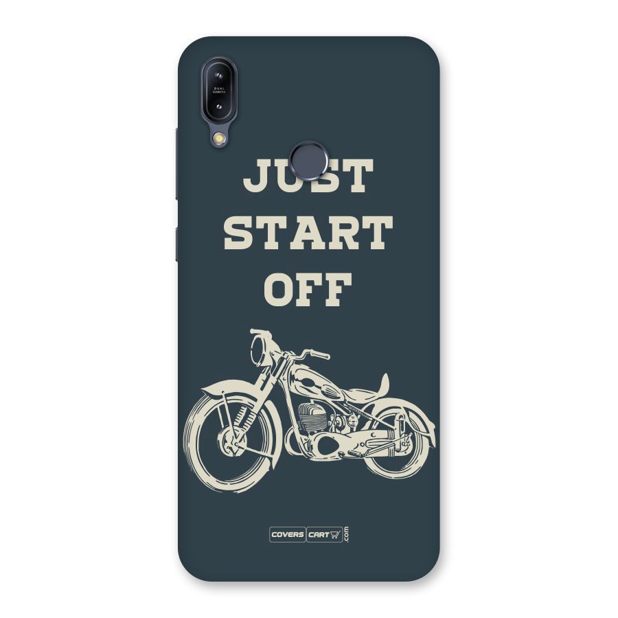 Just Start Off Back Case for Zenfone Max M2