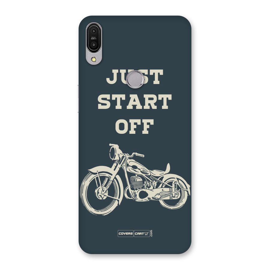 Just Start Off Back Case for Zenfone Max Pro M1