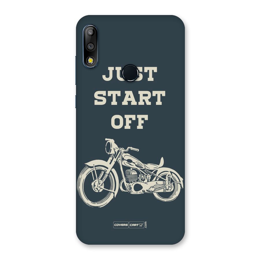 Just Start Off Back Case for Zenfone Max Pro M2